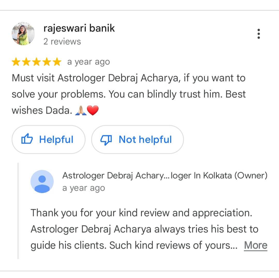 Client Feedback of Best Astrologer Debraj Acharya